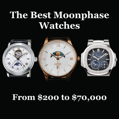 A list of the best Moonphase watches (Price range from affordable to luxury)