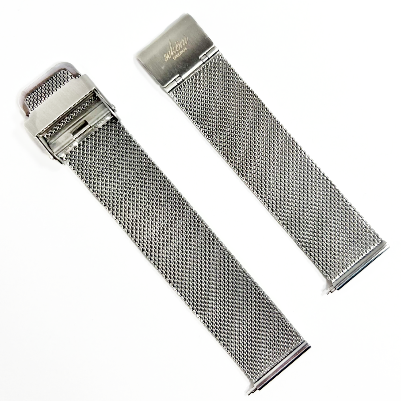 Stainless steel mesh watch bands deals